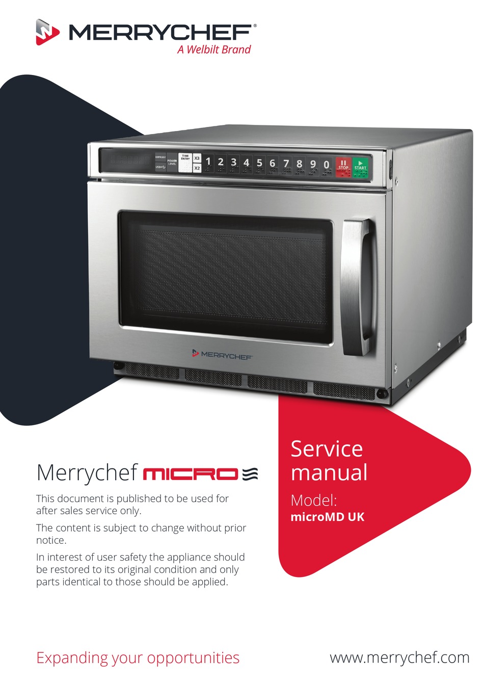WELBILT MERRYCHEF MICROMD UK SERVICE MANUAL Pdf Download ManualsLib