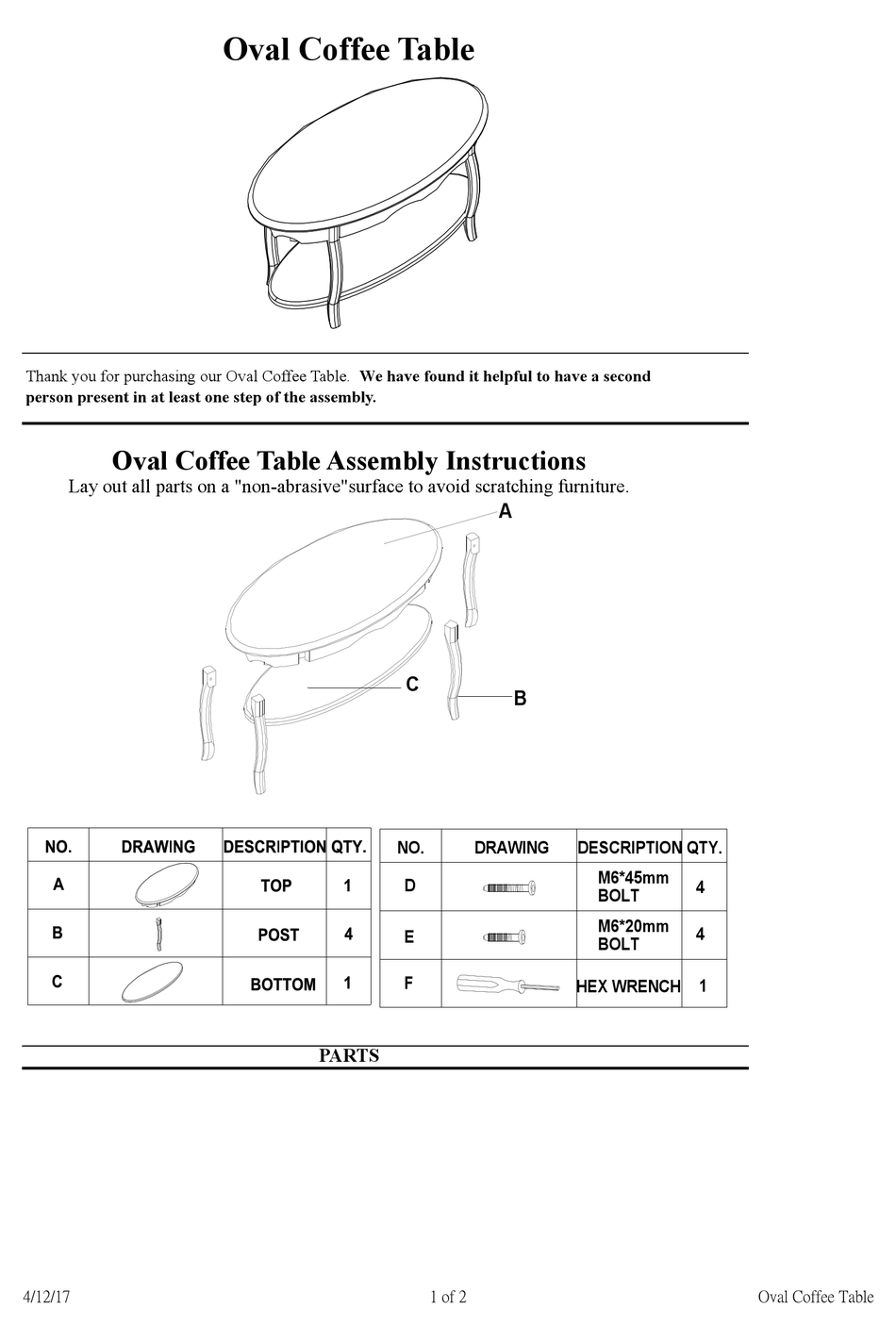 BOLTON FURNITURE ARSA1625 QUICK START MANUAL Pdf Download ManualsLib