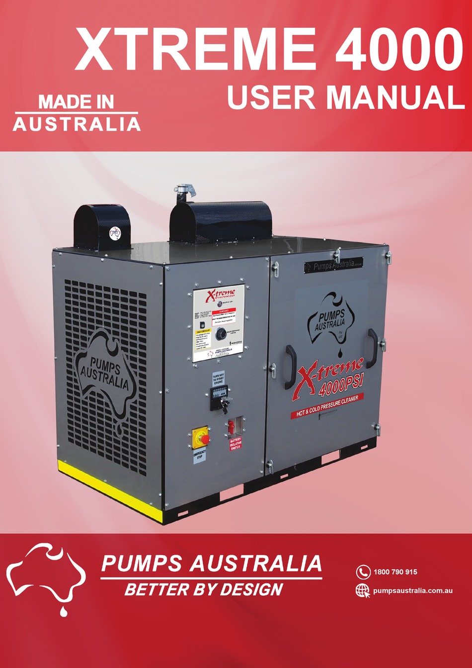 PUMPS AUSTRALIA XTREME 4000 USER MANUAL Pdf Download ManualsLib