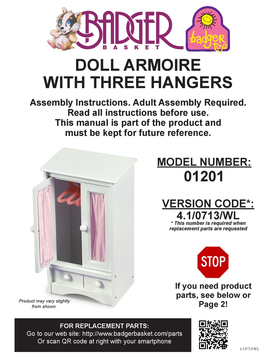BADGER BASKET 01201 ASSEMBLY INSTRUCTIONS Pdf Download ManualsLib
