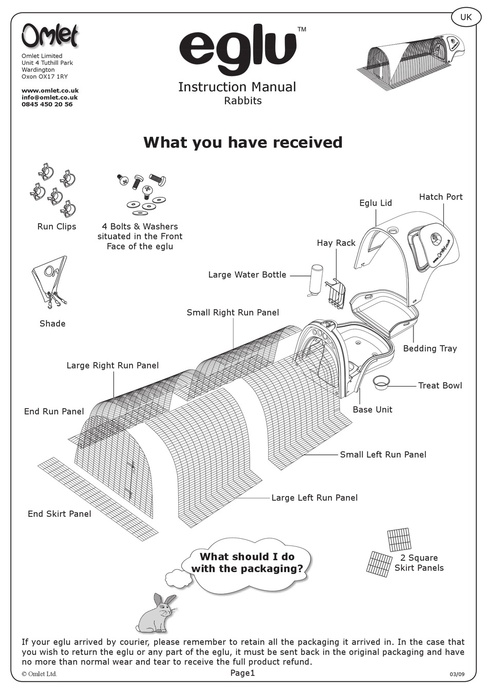 OMLET EGLU CLASSIC INSTRUCTION MANUAL Pdf Download ManualsLib