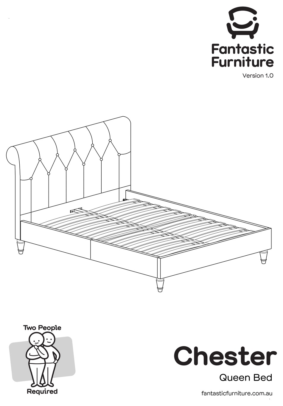 FANTASTIC FURNITURE CHESTER QUEEN BED MANUAL Pdf Download ManualsLib