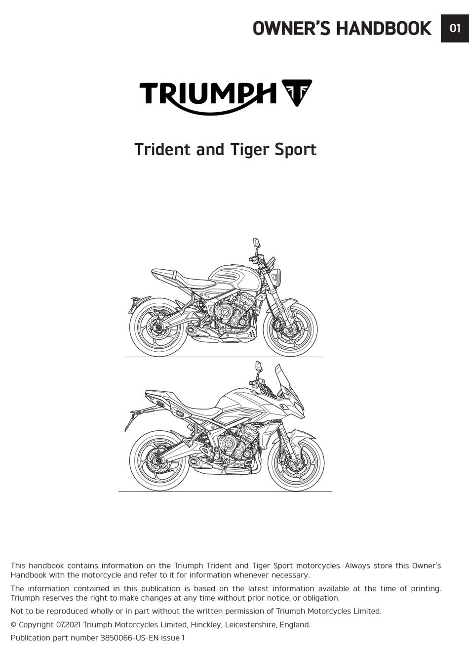 Triumph Trident Owners Handbook Manual Pdf Download Manualslib 