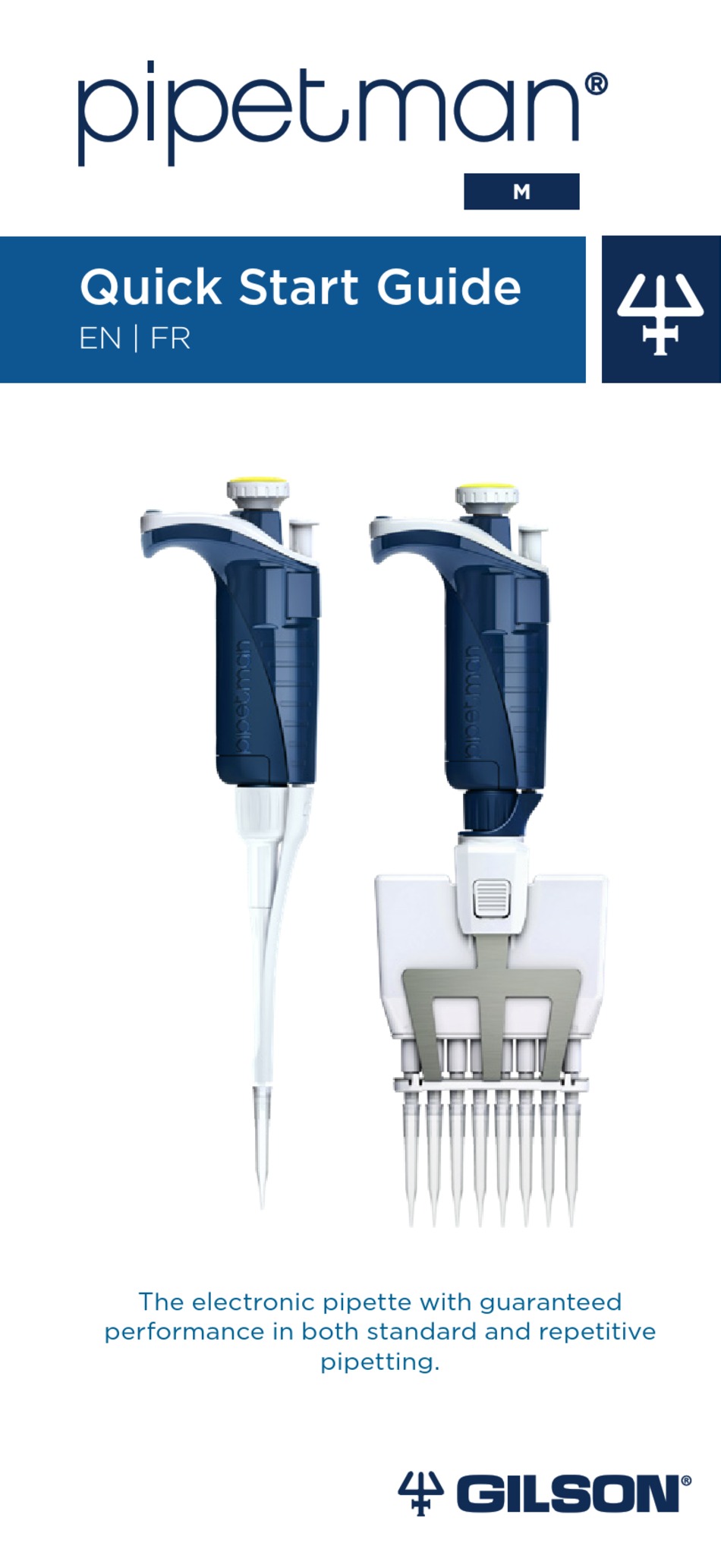 GILSON PIPETMAN M QUICK START MANUAL Pdf Download ManualsLib