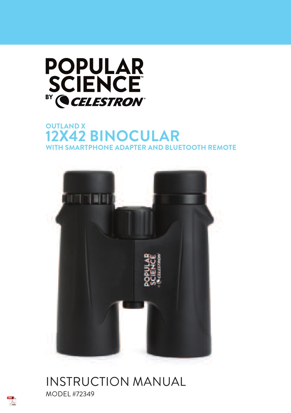 CELESTRON POPULAR SCIENCE OUTLAND X 72349 INSTRUCTION MANUAL Pdf
