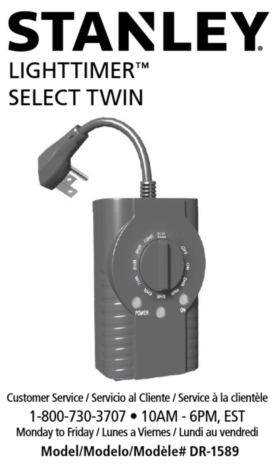 STANLEY LIGHTTIMER SELECT TWIN MANUAL Pdf Download ManualsLib