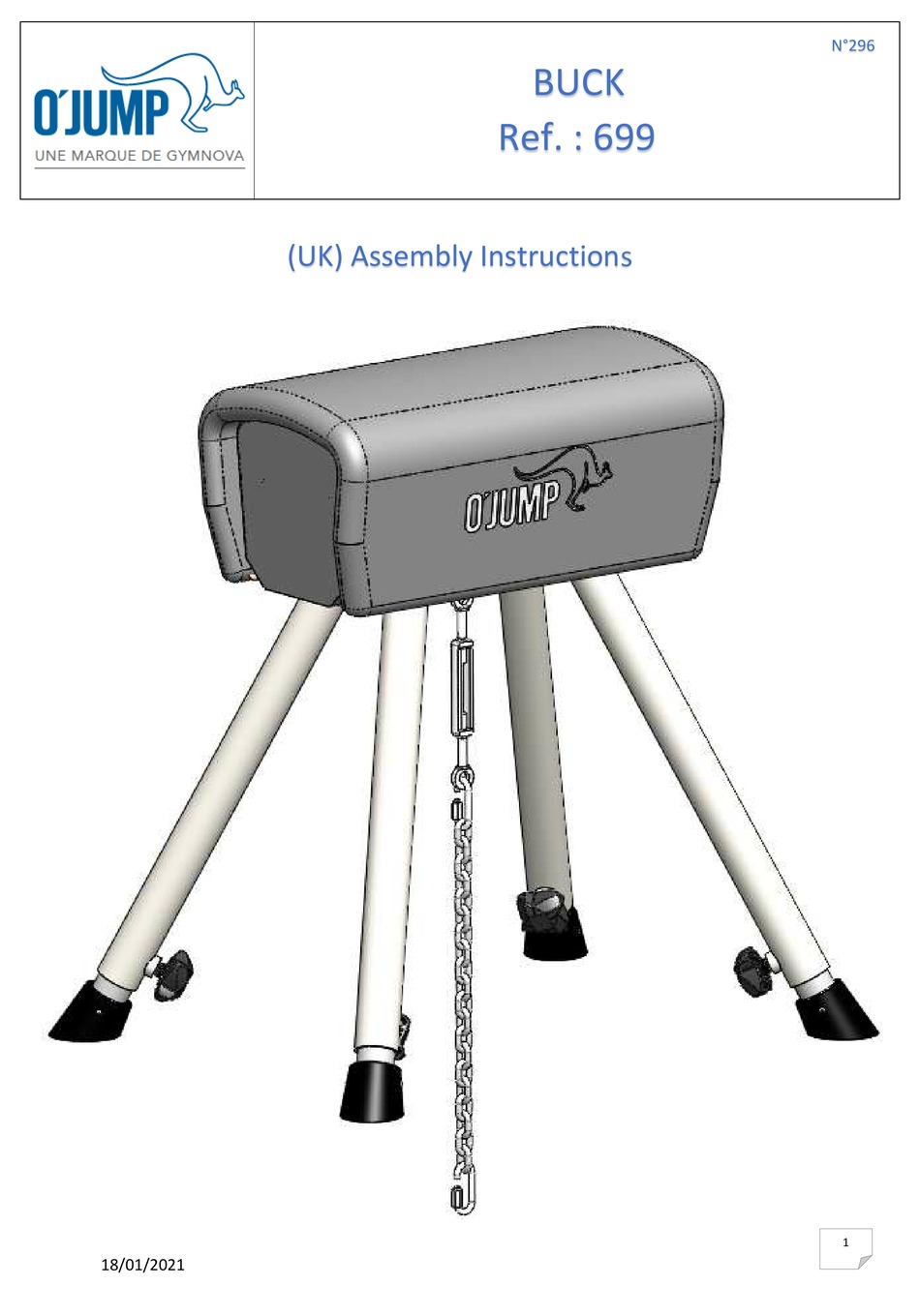 O'JUMP 699 ASSEMBLY INSTRUCTIONS MANUAL Pdf Download ManualsLib