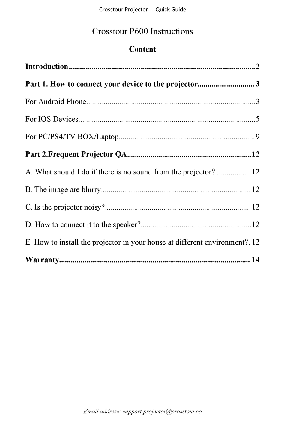 CROSSTOUR P600 QUICK MANUAL Pdf Download ManualsLib