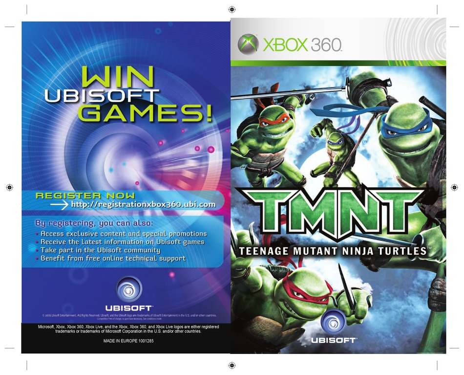 Category:Xbox 360 games, TMNTPedia