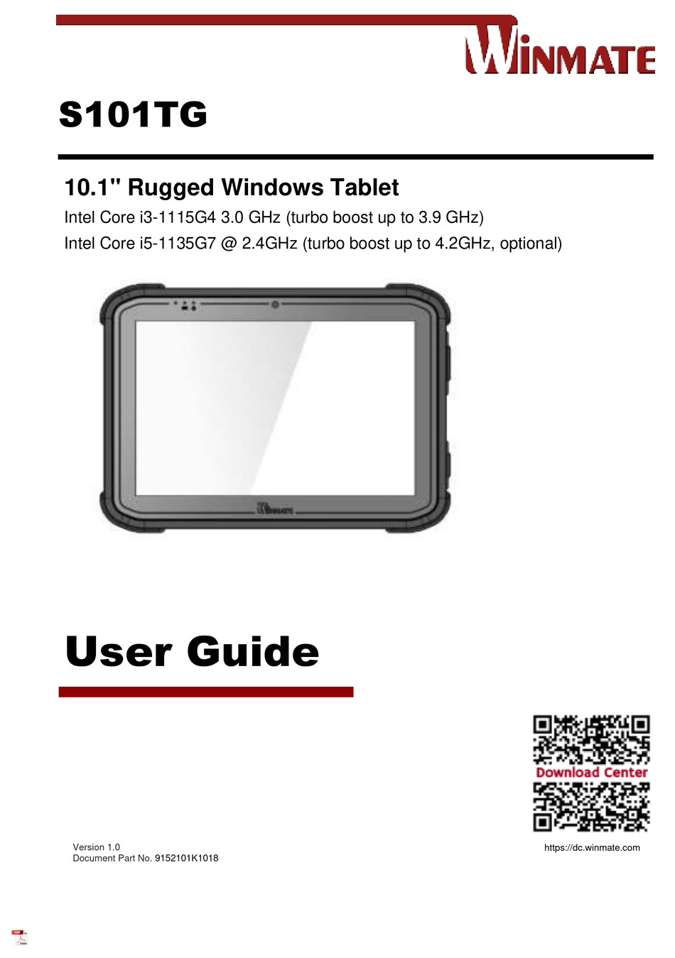 S101TG, 10.1inch Windows Rugged Tablet