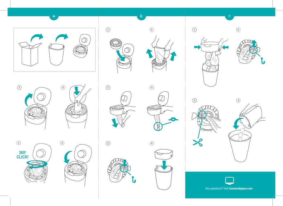 TOMMEE TIPPEE TWIST & CLICK INSTRUCTIONS Pdf Download ManualsLib