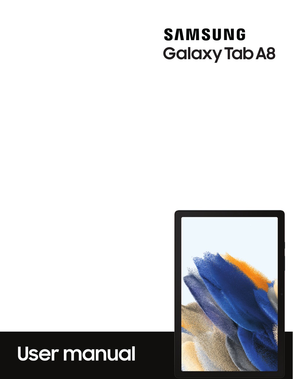 SAMSUNG GALAXY TAB A8 USER MANUAL Pdf Download | ManualsLib