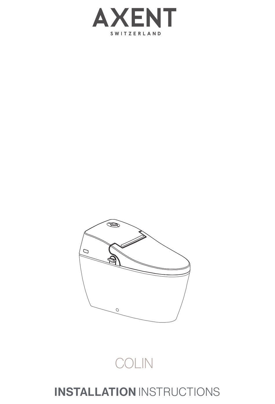 AXENT COLIN INSTALLATION INSTRUCTIONS MANUAL Pdf Download ManualsLib