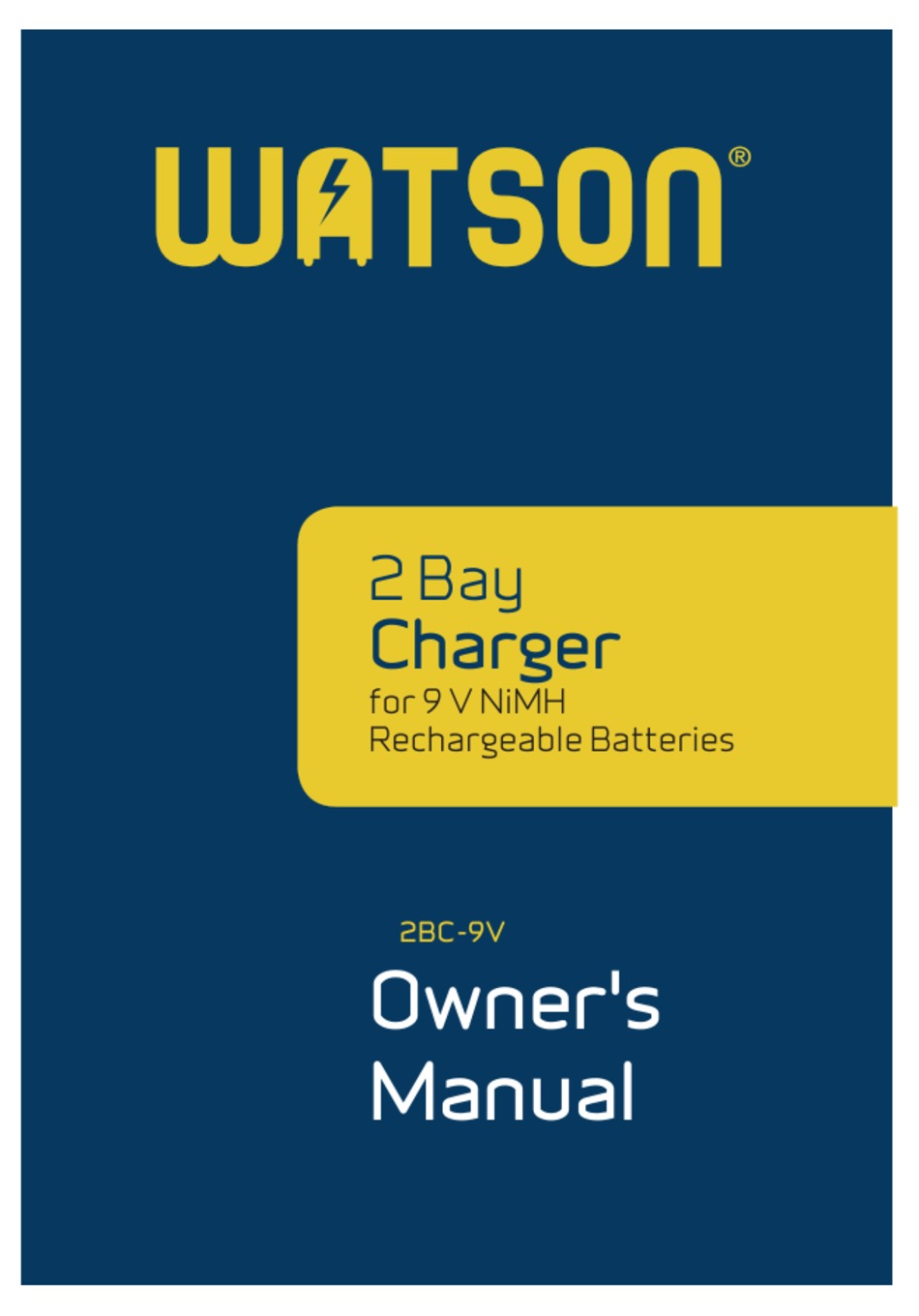 WATSON 2BC9V OWNER'S MANUAL Pdf Download ManualsLib