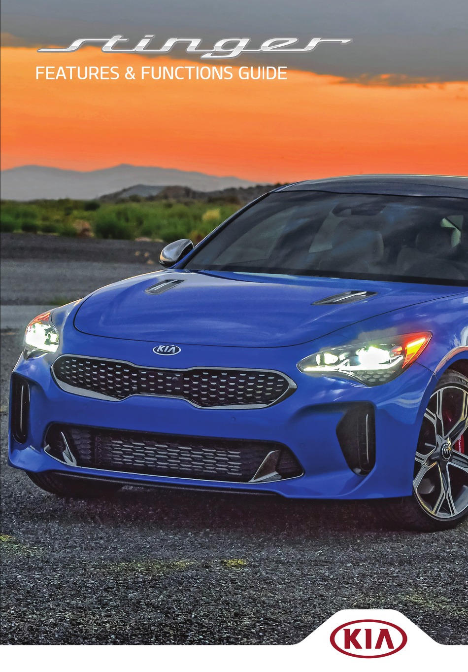 KIA STINGER 2021 FEATURES & FUNCTIONS MANUAL Pdf Download ManualsLib