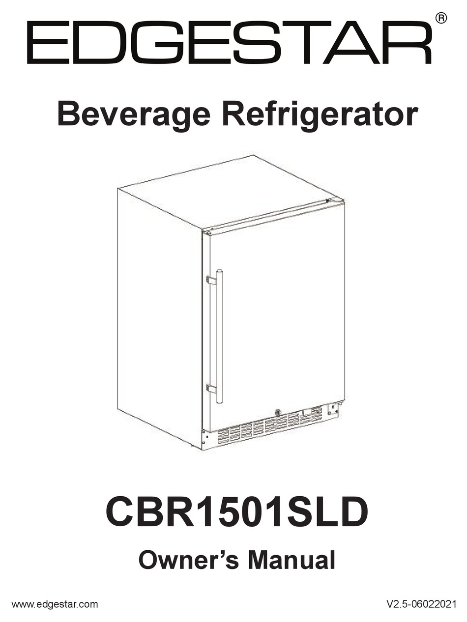 EDGESTAR CBR1501SLD OWNER'S MANUAL Pdf Download ManualsLib