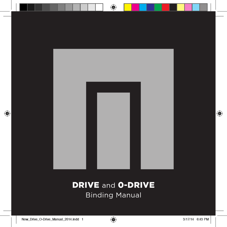 NOW! DRIVE BINDING MANUAL Pdf Download | ManualsLib