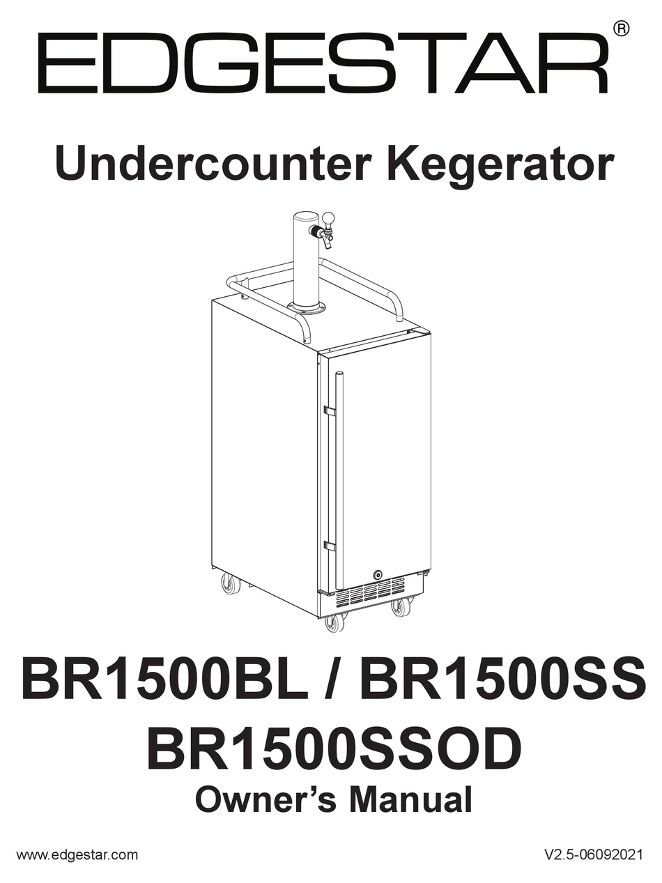 EDGESTAR BR1500BL OWNER'S MANUAL Pdf Download ManualsLib