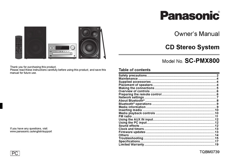 Panasonic sa pm17 схема