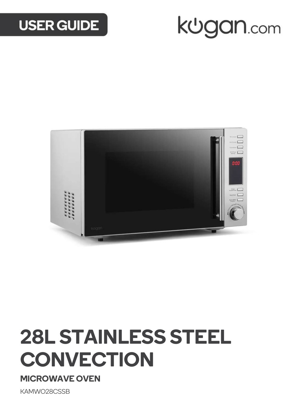 KOGAN KAMWO28CSSB USER MANUAL Pdf Download ManualsLib