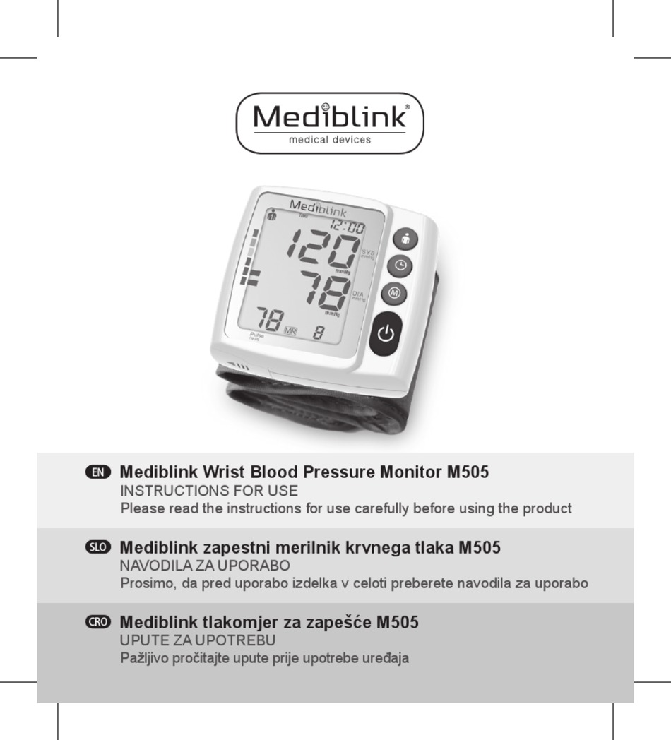 MEDIBLINK Blood Pressure Monitor M500