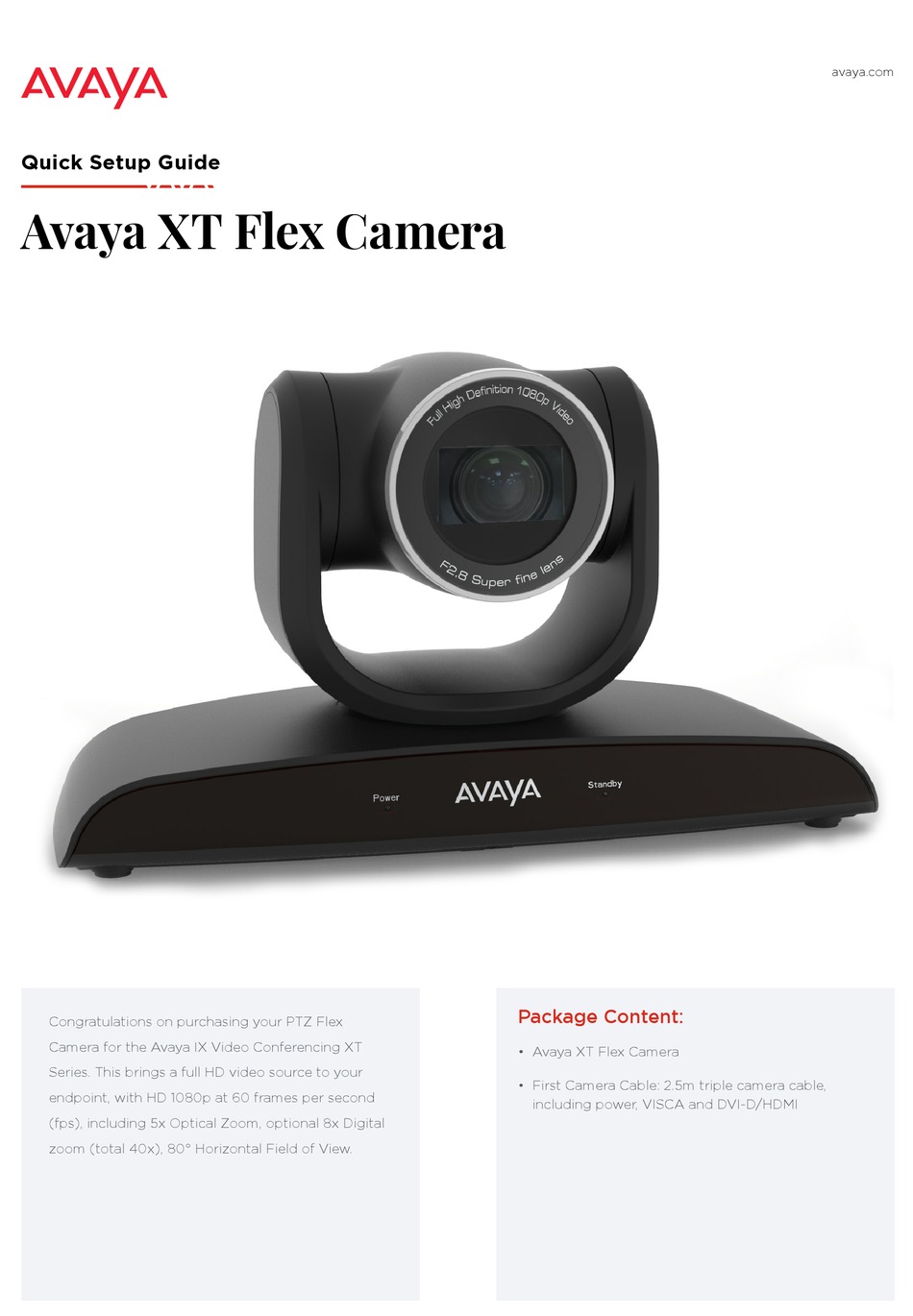 AVAYA XT FLEX QUICK SETUP MANUAL Pdf Download | ManualsLib