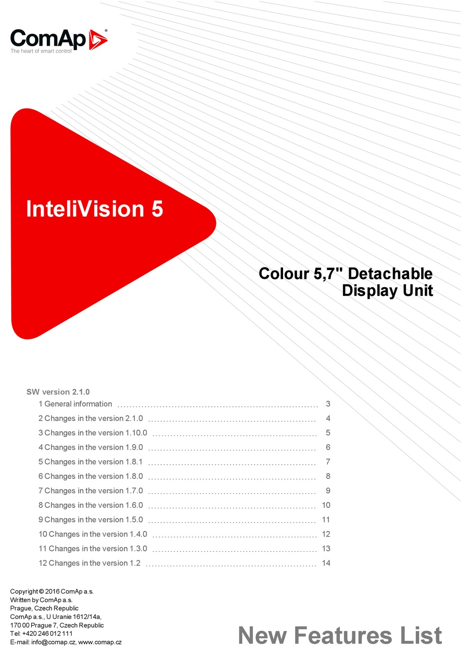 COMAP INTELIVISION 5 MANUAL Pdf Download ManualsLib