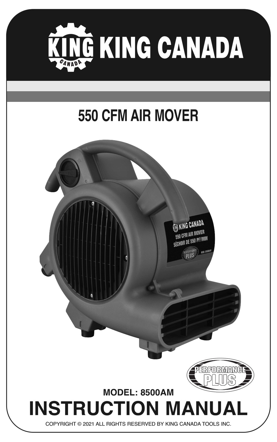 KING CANADA 8500AM INSTRUCTION MANUAL Pdf Download ManualsLib