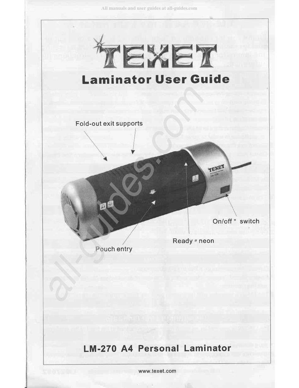 TEXET LM-270 A4 USER MANUAL Pdf Download | ManualsLib