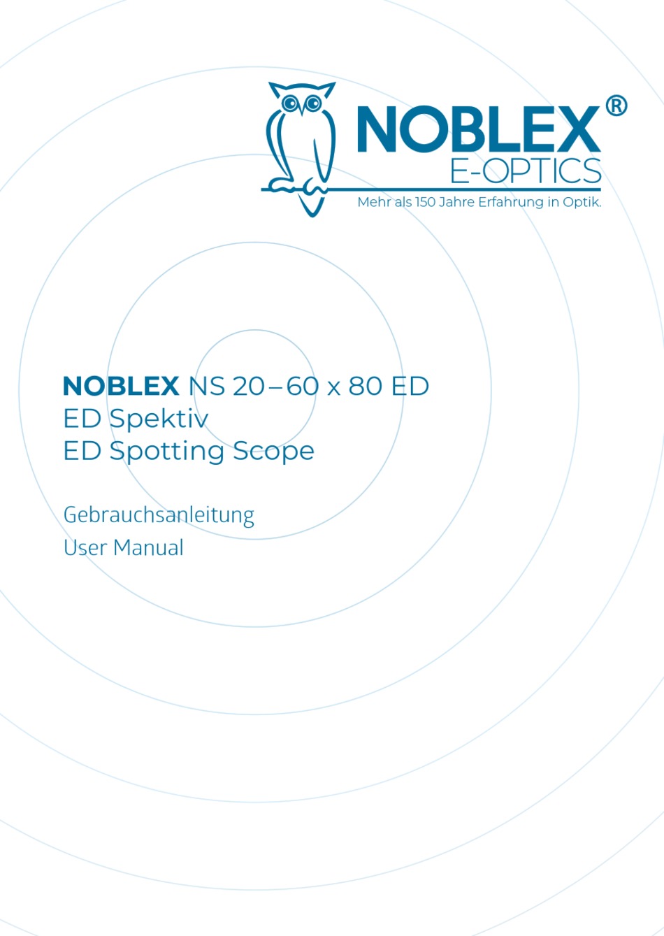 NOBLEX EOPTICS NS 20 60 X 80 ED USER MANUAL Pdf Download ManualsLib