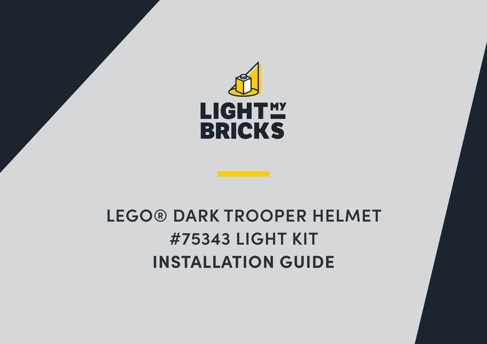 LIGHT MY BRICKS LEGO 75343 LIGHT KIT INSTALLATION MANUAL Pdf Download ManualsLib