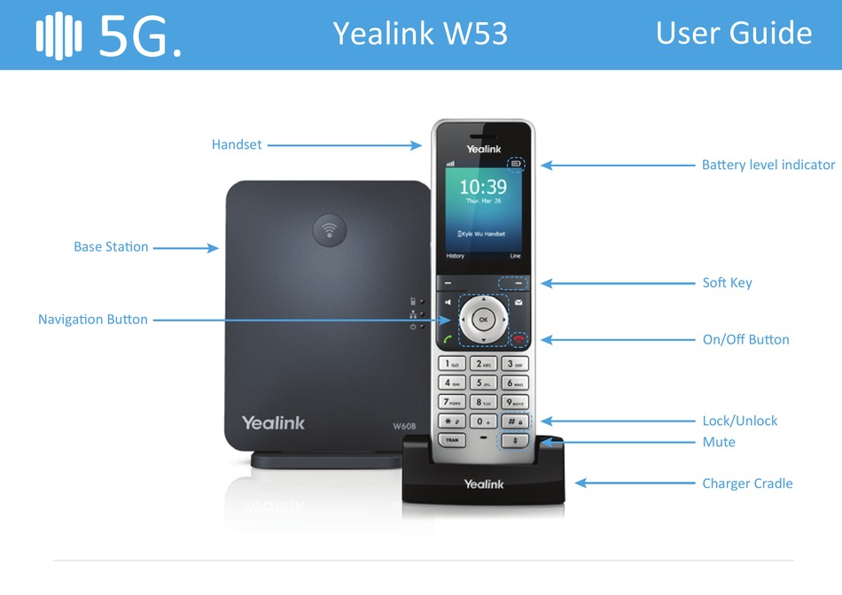 YEALINK W53 USER MANUAL Pdf Download ManualsLib