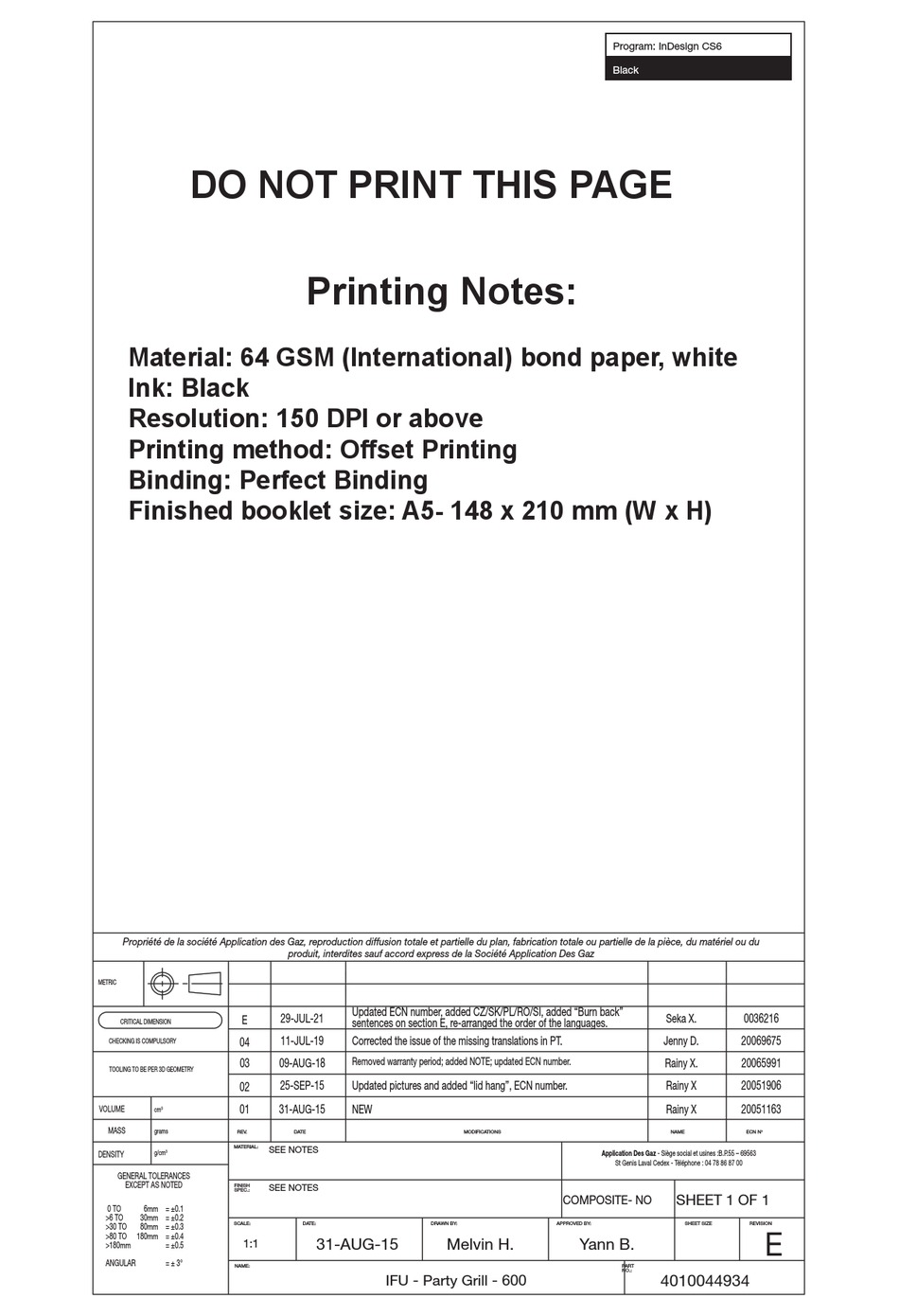 CAMPINGAZ PARTY GRILL 600 INSTRUCTIONS FOR USE MANUAL Pdf Download