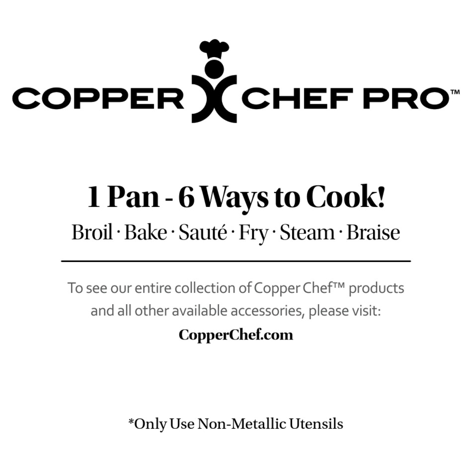 COPPER CHEF PRO PAN MANUAL Pdf Download ManualsLib