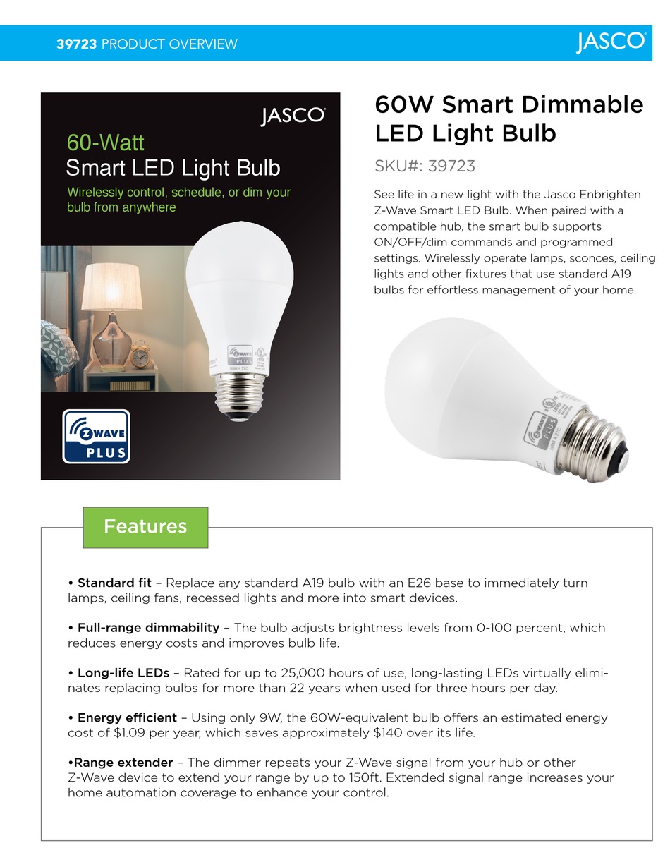 JASCO 39723 QUICK START MANUAL Pdf Download ManualsLib