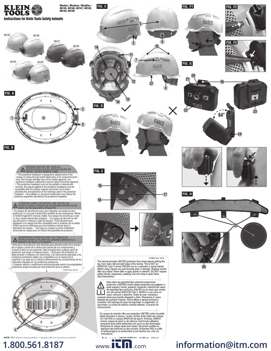 KLEIN TOOLS 60145 INSTRUCTIONS Pdf Download ManualsLib