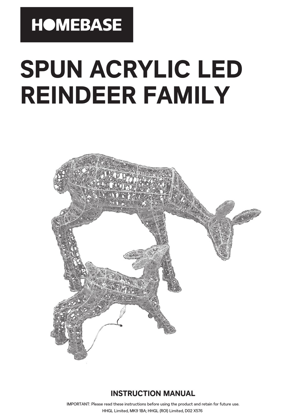 HOMEBASE 571651 INSTRUCTION MANUAL Pdf Download ManualsLib