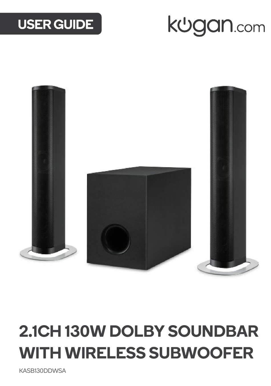 KOGAN KASB130DDWSA USER MANUAL Pdf Download ManualsLib