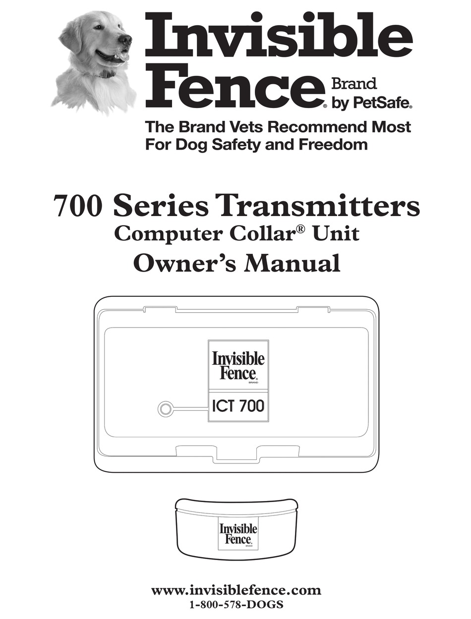 PETSAFE INVISIBLE FENCE 700 SERIES OWNER'S MANUAL Pdf Download ManualsLib