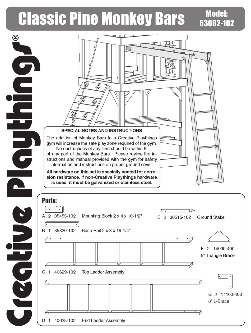 CREATIVE PLAYTHINGS 63082102 MANUAL Pdf Download ManualsLib