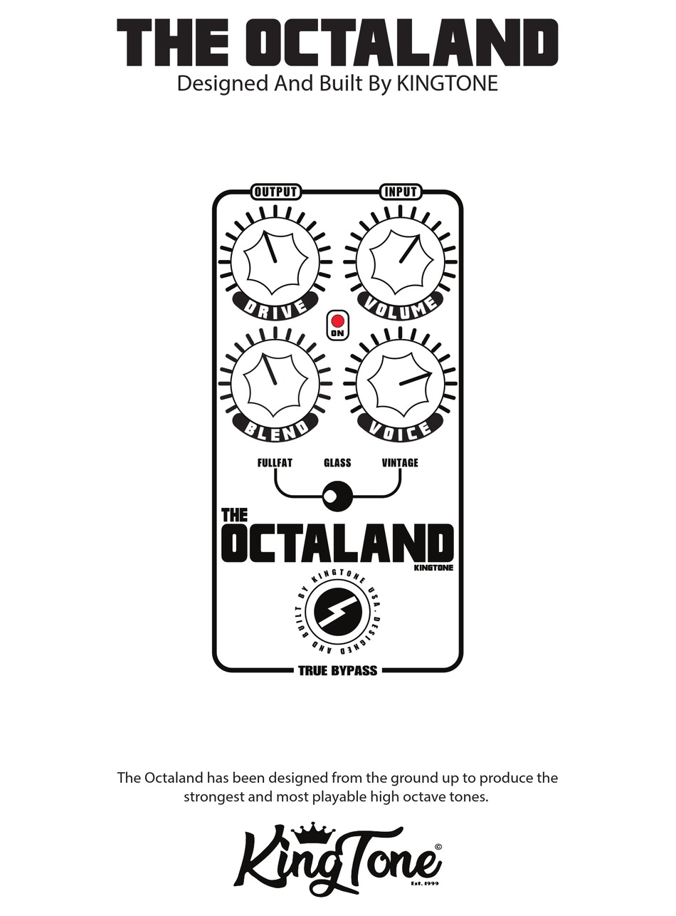 KINGTONE THE OCTALAND QUICK START MANUAL Pdf Download ManualsLib