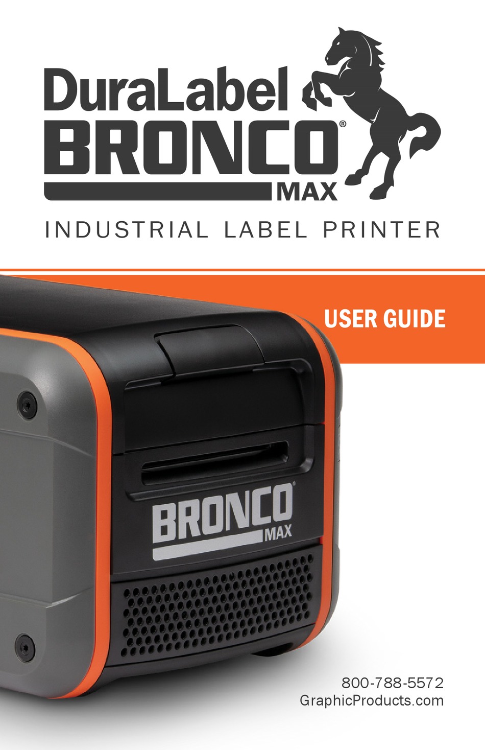 DURALABEL BRONCO MAX USER MANUAL Pdf Download ManualsLib