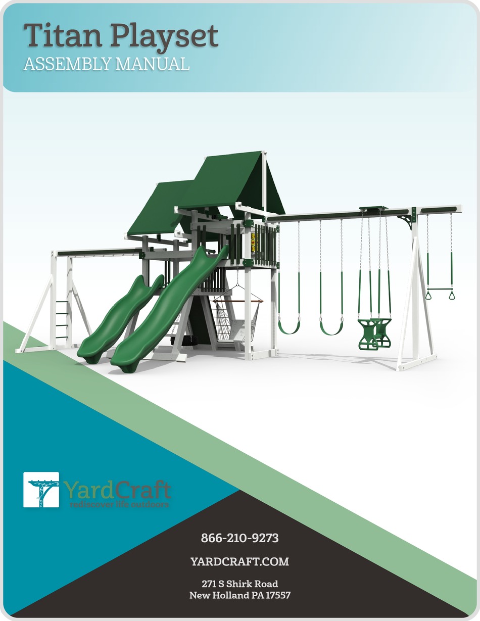 YARDCRAFT TITAN PLAYSET ASSEMBLY MANUAL Pdf Download ManualsLib