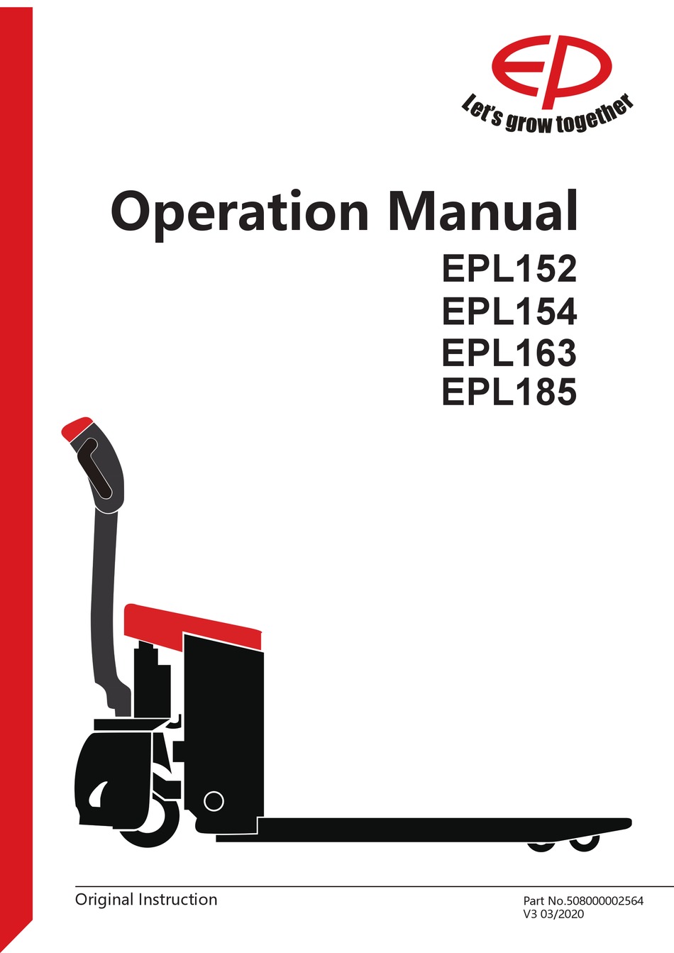 EP EQUIPMENT EPL152 OPERATION MANUAL Pdf Download ManualsLib
