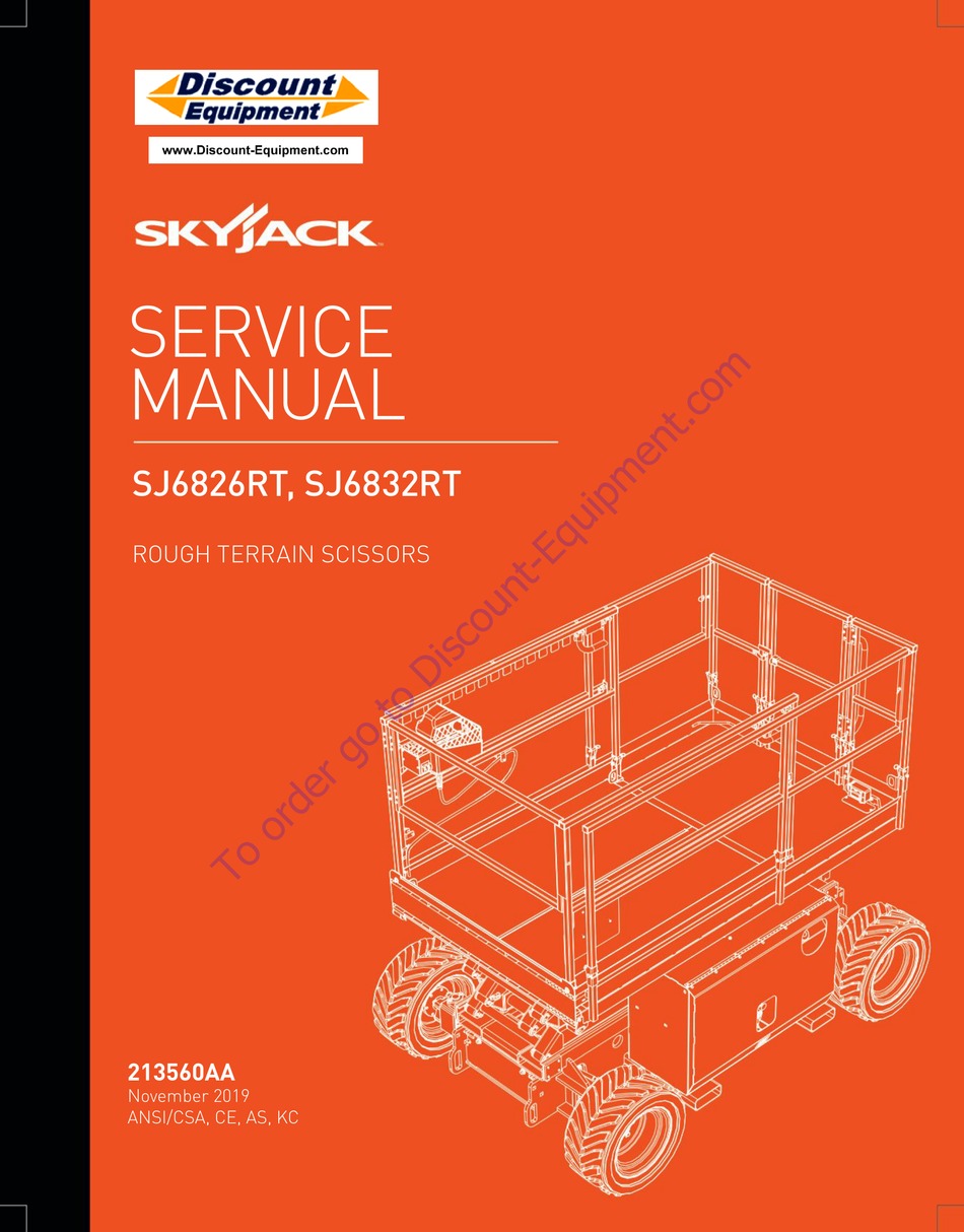 SKYJACK SJ6826RT SERVICE MANUAL Pdf Download ManualsLib