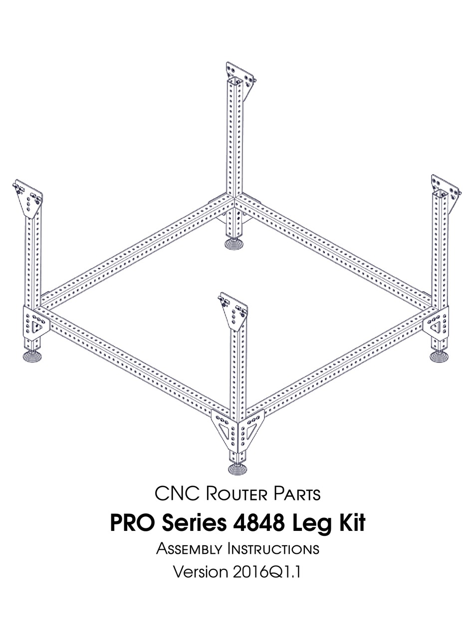 CNC ROUTER PARTS PRO SERIES ASSEMBLY INSTRUCTIONS MANUAL Pdf Download