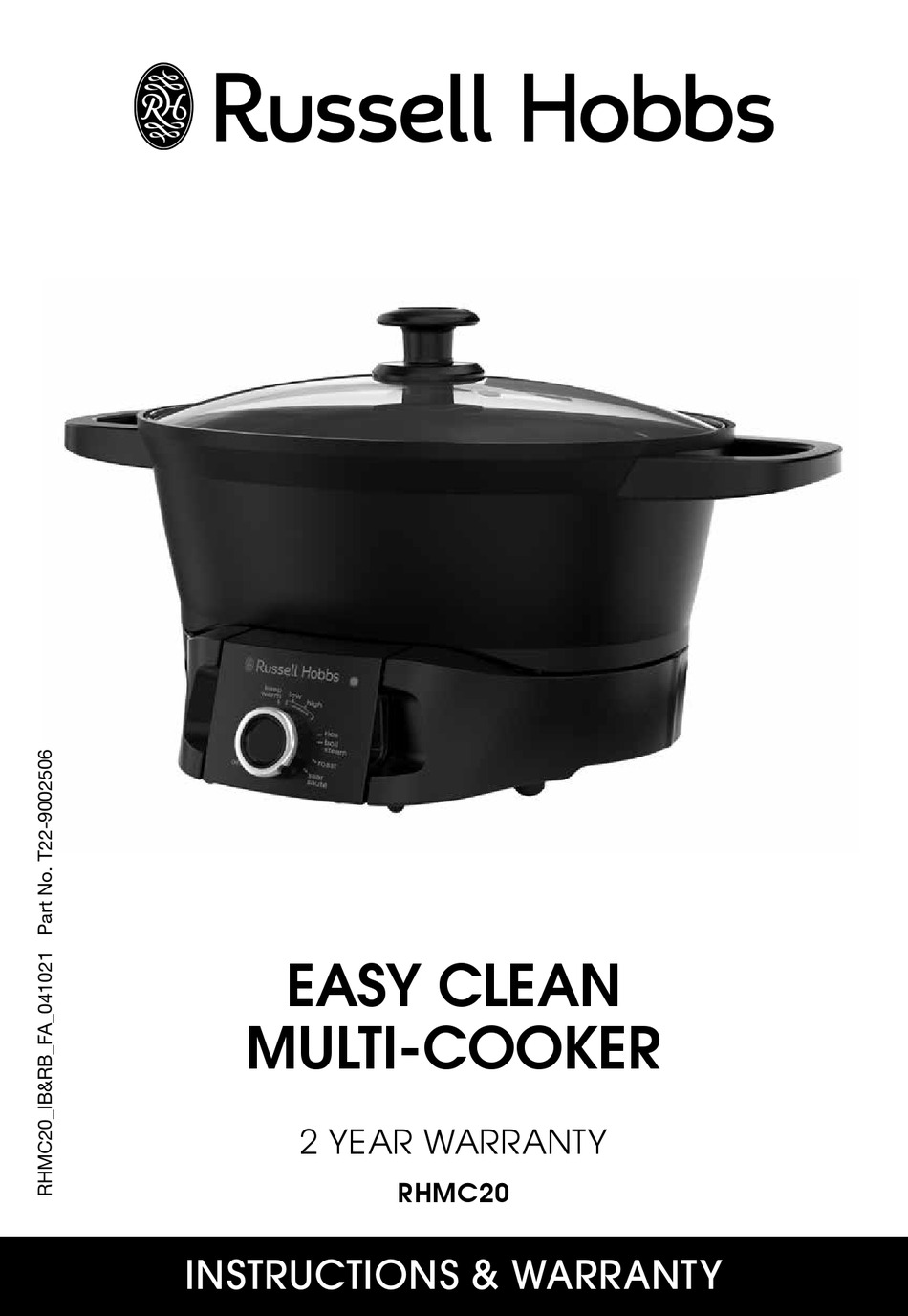 RUSSELL HOBBS RHMC20 INSTRUCTIONS AND WARRANTY Pdf Download ManualsLib