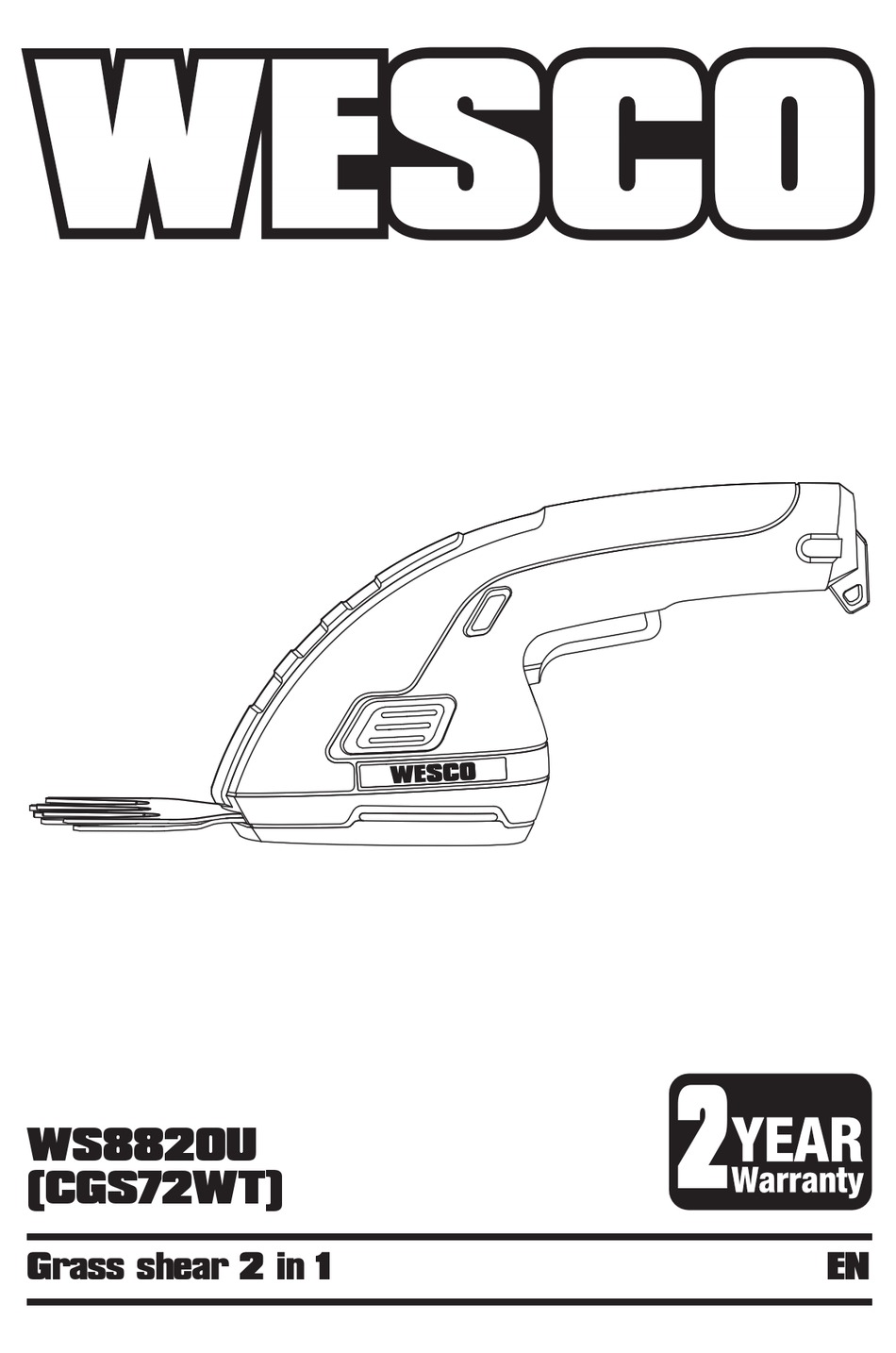 WESCO WS8820U MANUAL Pdf Download ManualsLib