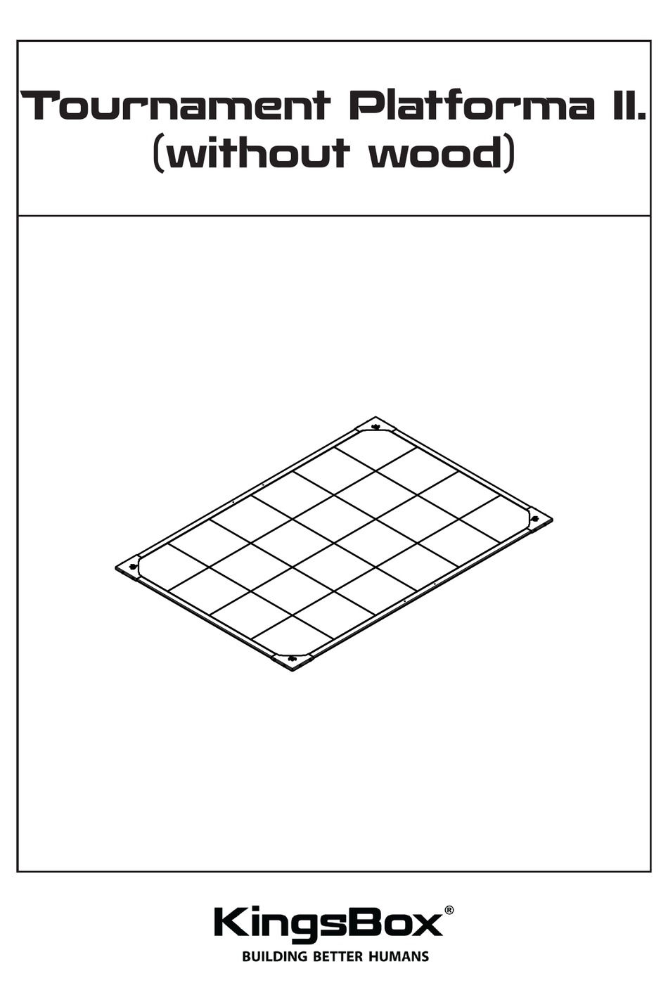 KINGSBOX TOURNAMENT PLATFORMA II MANUAL Pdf Download | ManualsLib