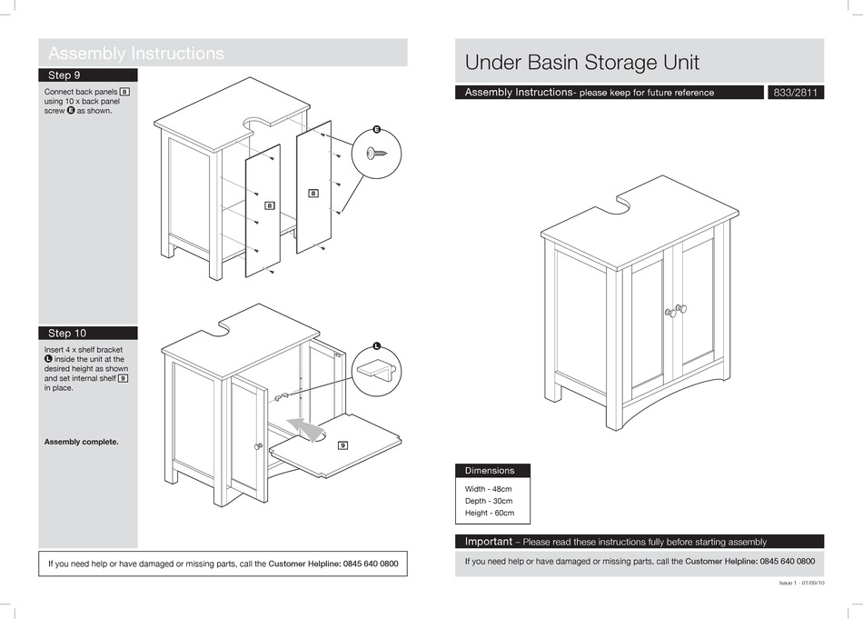 ARGOS 833/2811 ASSEMBLY INSTRUCTIONS Pdf Download ManualsLib